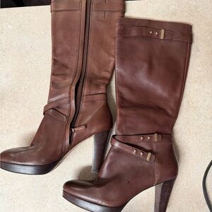 Cole Haan Nike Air Brown Heeled Boots